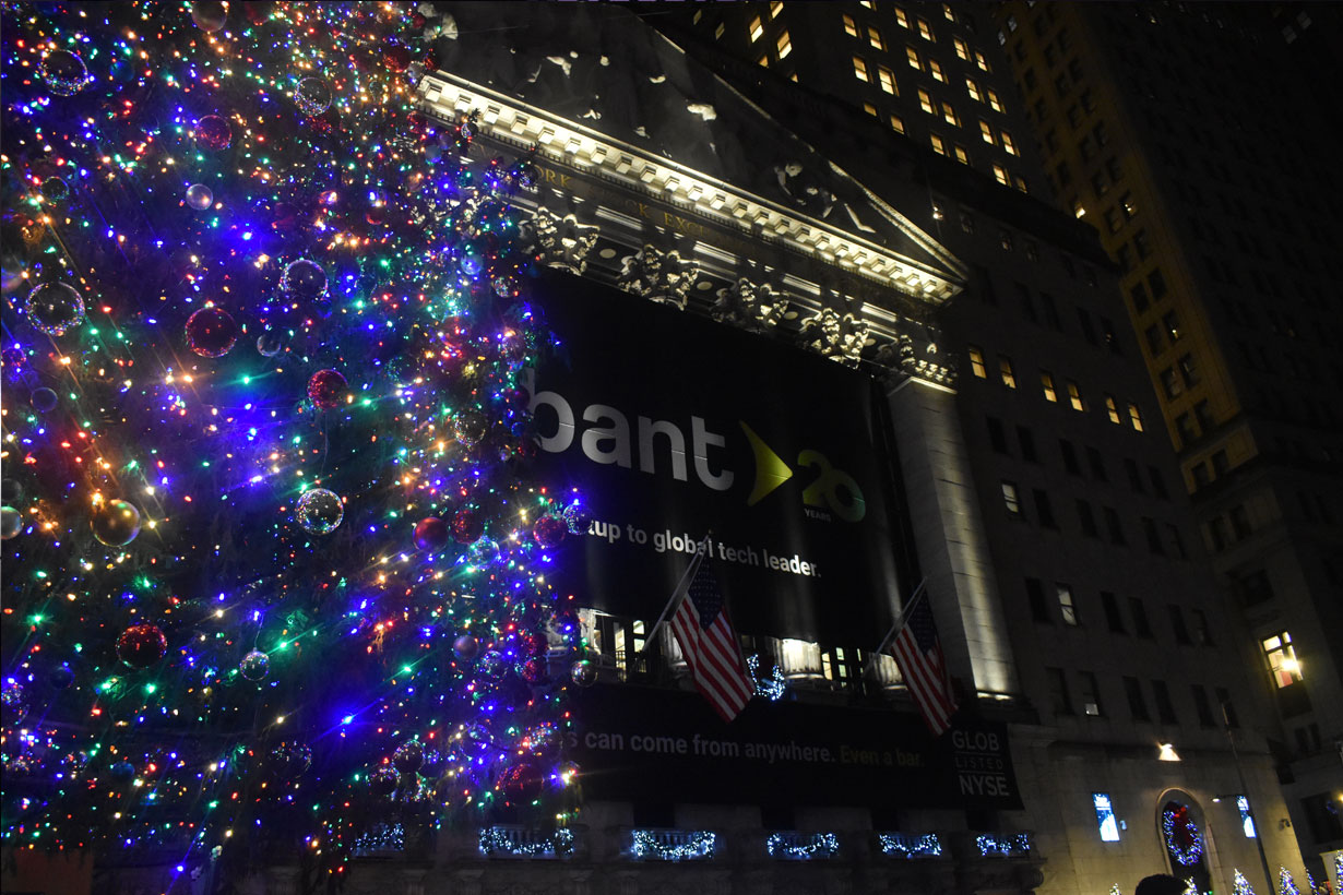 New York Stock Exchange Christmas Tree