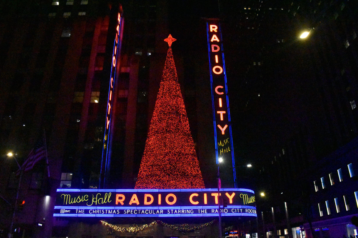 Radio City Music Hall Christmas Tree